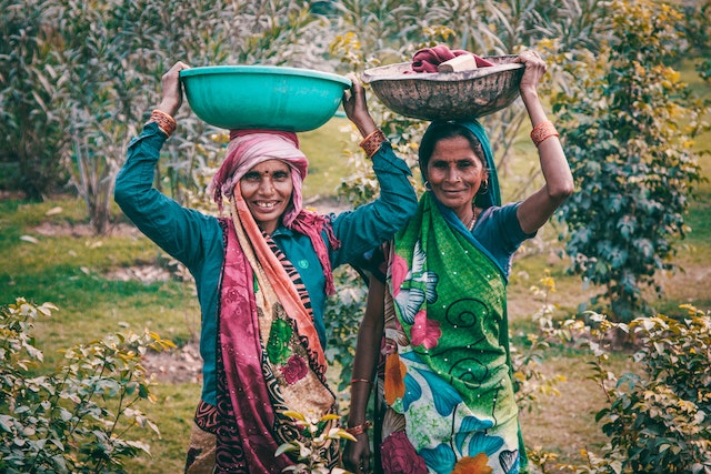 Local people in India